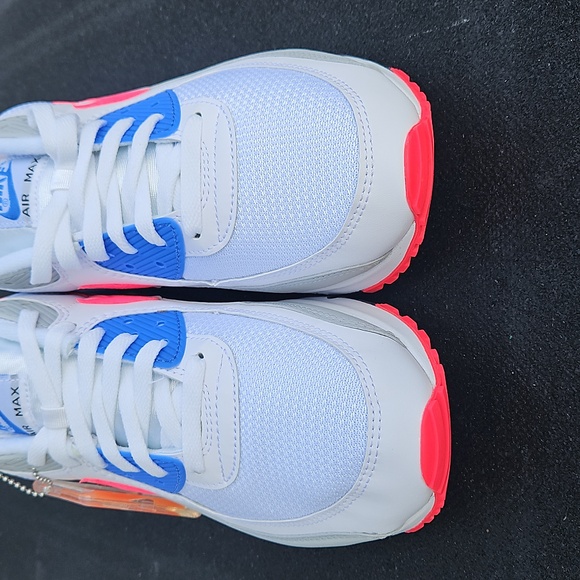 Nike Air Max III Hot Coral, Blue Crystal & White Sneakers - Picture 6 of 12